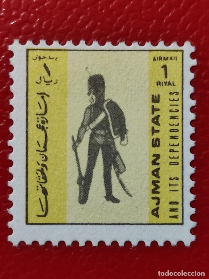 Sellos: Sello de Ajman - Foto 1