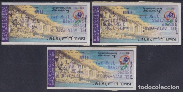 Sellos: F-EX27513 ISRAEL KLUSSENDORF FRAMA 1998 TEL AVID YAFO,175012708735