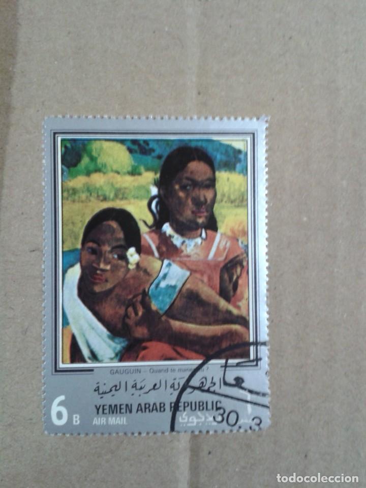 Briefmarken: YEMEN REP&Uacute;BLICA ARABE. PINTURA. GAUGUIN