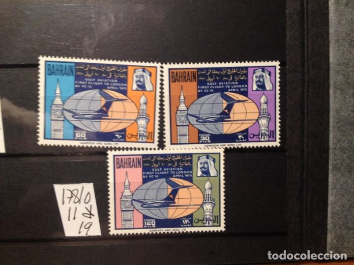 Briefmarken: SELLOS DE BAHARAIN. EB. NUEVOS CON FIJASELLOS. . YVERT N&ordm; 178/0