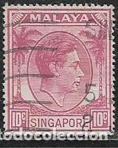 Sellos: SINGAPUR YVERT 9B - Foto 1