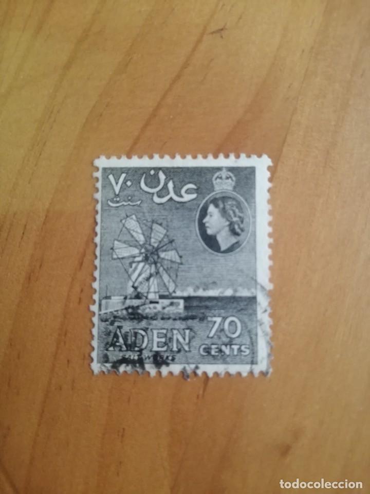 Briefmarken: ADEN, YEMEN - A&Ntilde;O 1953-1959 - REINA ISABEL - VALOR FACIAL 70 C