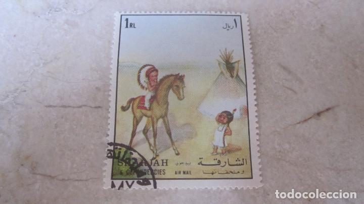 Francobolli: SELLO 1 RYAL - SHARJAH & DEPEDENCIES