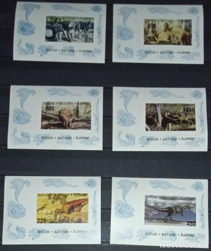 Francobolli: BATUM 1995 6 DELUXE SHEETS MNH FAUNA DINOSAURS DINOSAURIOS DINOSAURES DINOSAURIERN DINOSSAUROS DINOS