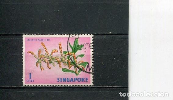 Sellos: SELLOS SINGAPUR FLORA - Foto 1