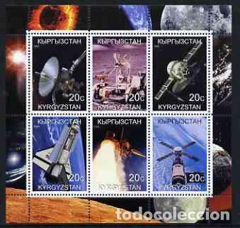 Sellos: KYRGYZSTAN 2000 SHEET MNH ESPACIO ESPACE SPACE - Foto 1