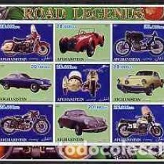 Sellos: AFGHANISTAN 2001 SHEET MNH IMPERF AUTOS CARS COCHES AUTOMOVILES AUTOMOBILES MOTOCICLETAS MOTORCYCLES. Lote 363088695
