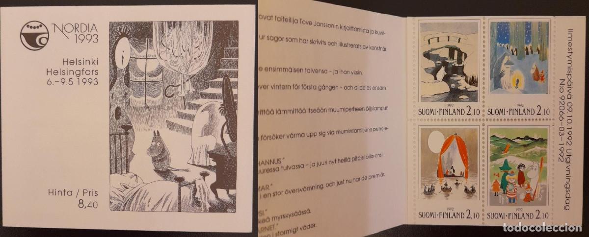 Timbres: SO) 1993 SUOMI FINLAND, BOUCLET, DRAWINGS, XF