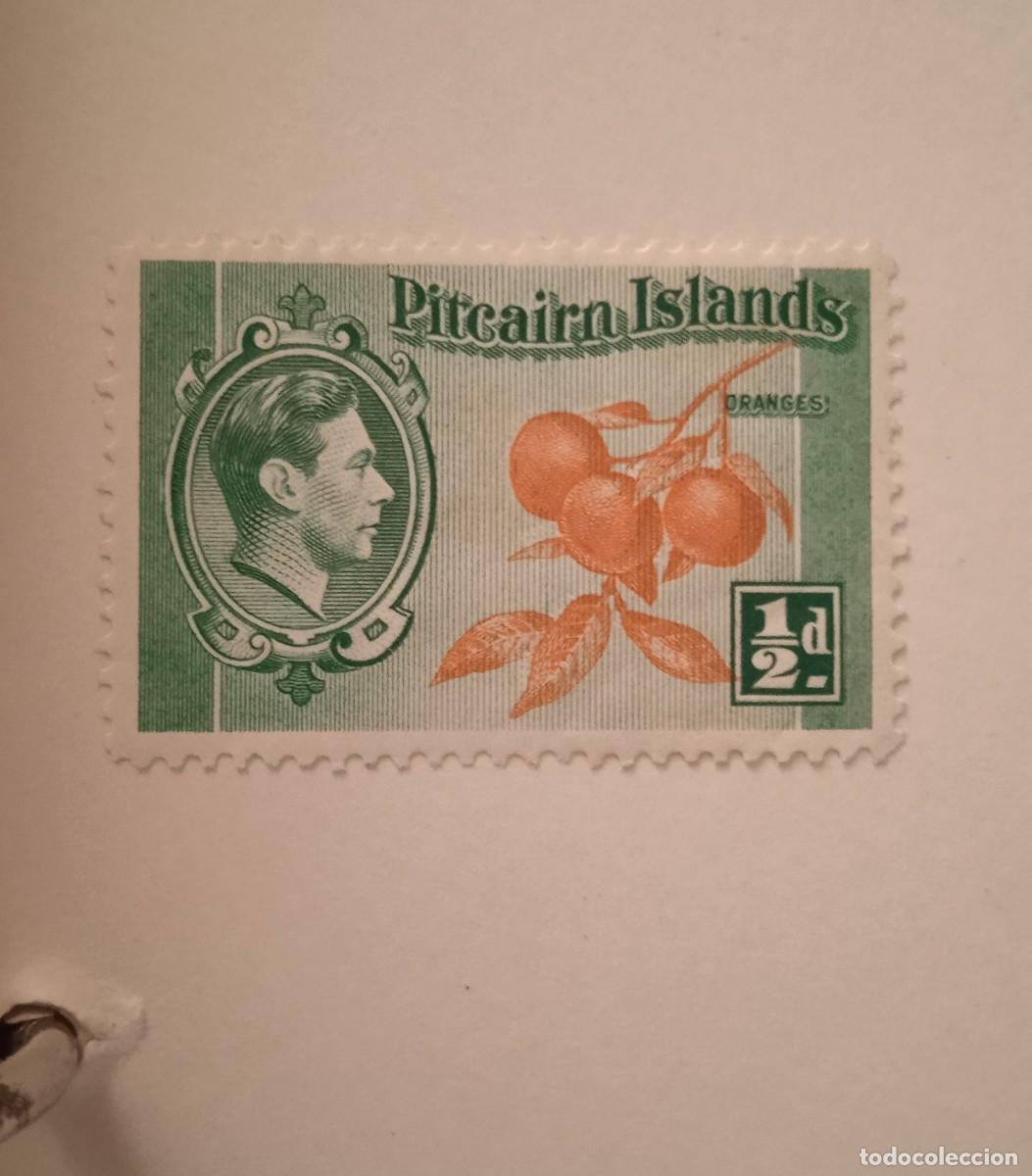 Timbres: SELLO PITCAIRN ISLANDS 1/2 D. A&Ntilde;O 1940.