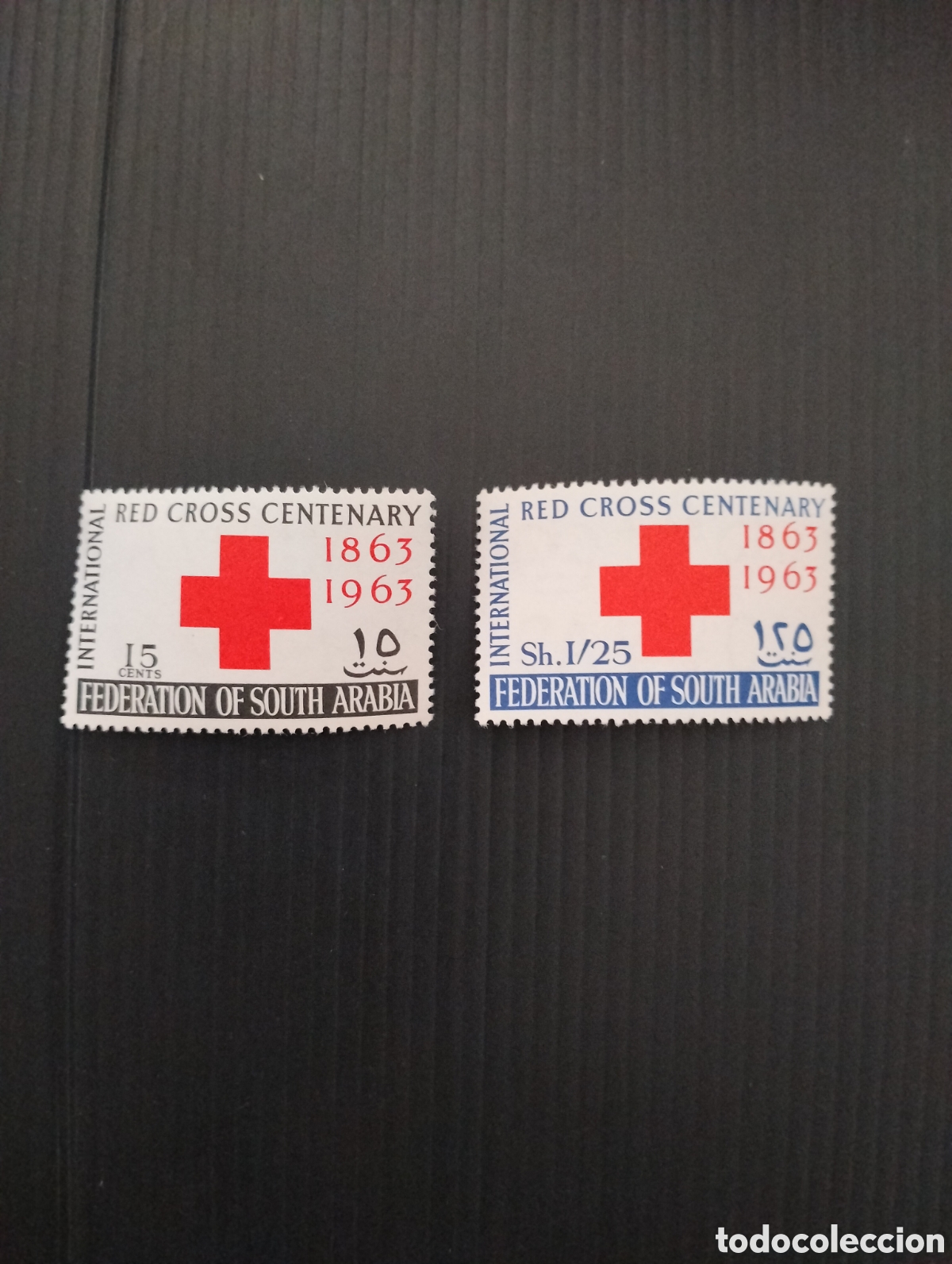 Stamps: FEDERACI&Oacute;N DE ARABIA DEL SUR 1963