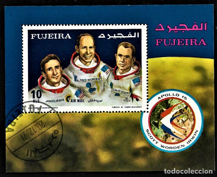 Briefmarken: SELLOS -FUJEIRA - HOJITA - APOLLO 15