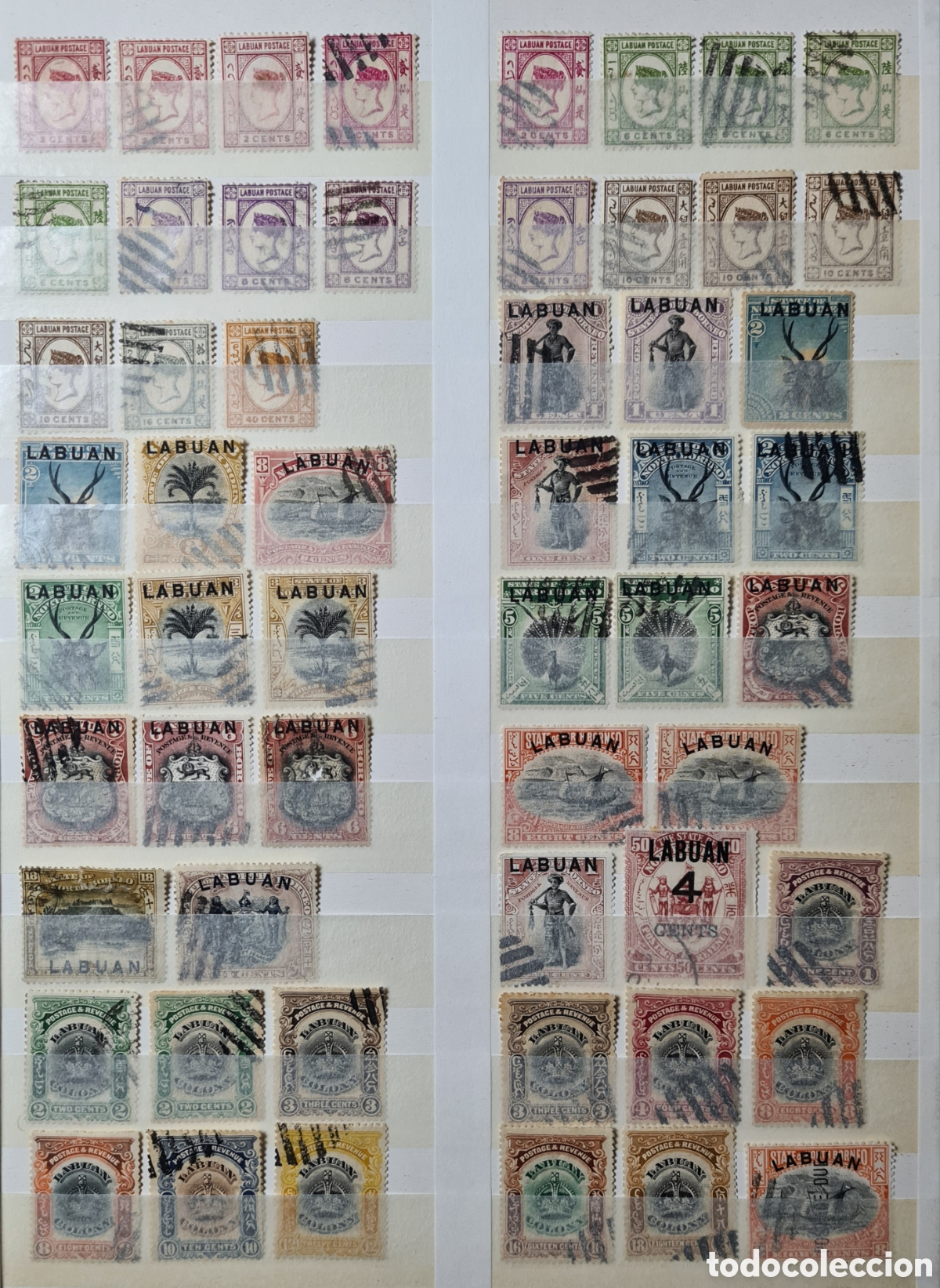 Stamps: Sellos de Labu&aacute;n