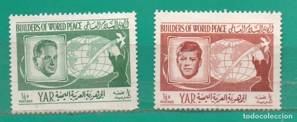 Sellos: Y.A.R. 1966- Tem&aacute;tica: Kenedy - Foto 1