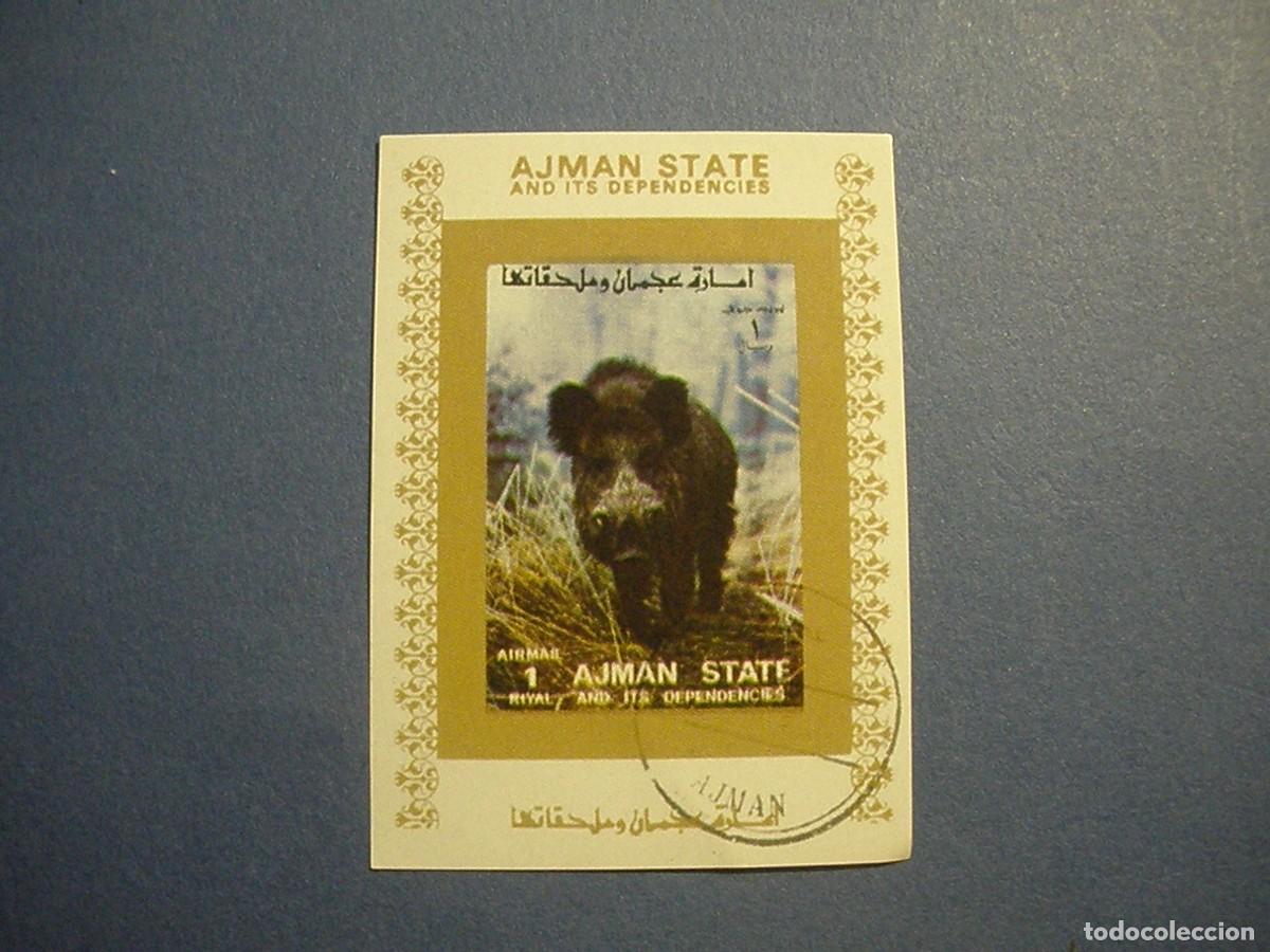 Selos: AJMAN STATE - ANIMALES SALVAJES - JABALI.