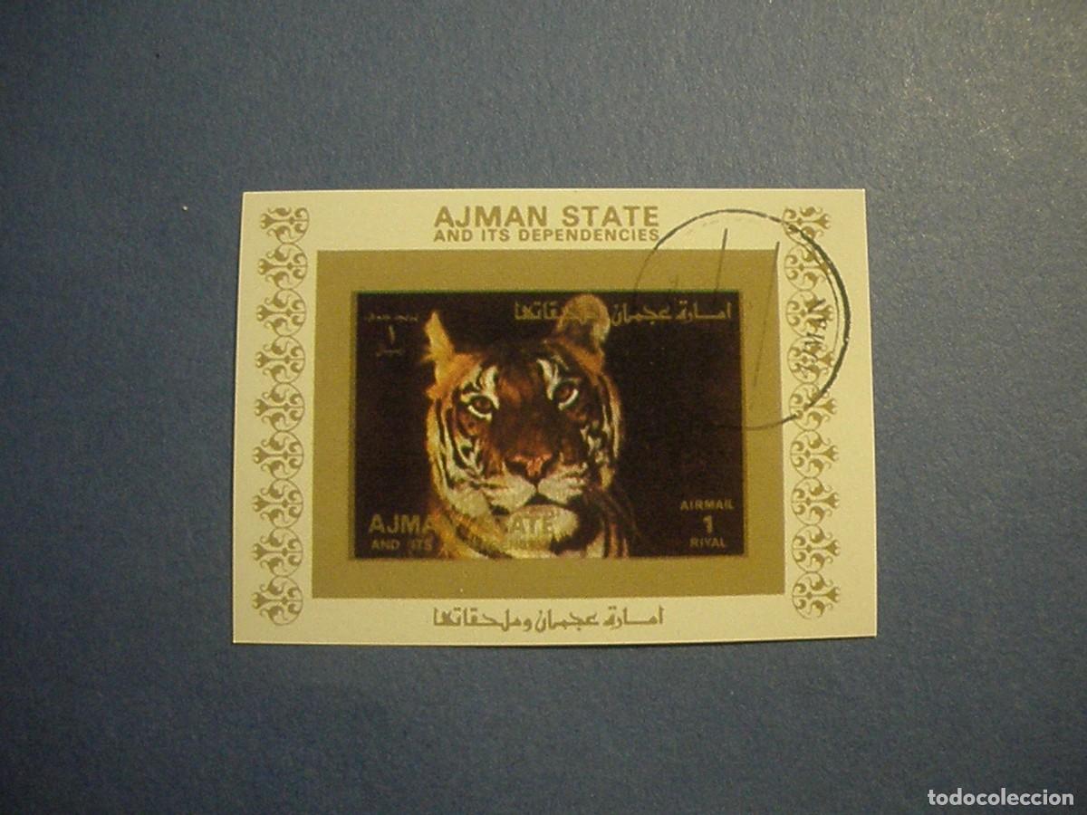 Selos: AJMAN STATE - ANIMALES SALVAJES - TIGRE.