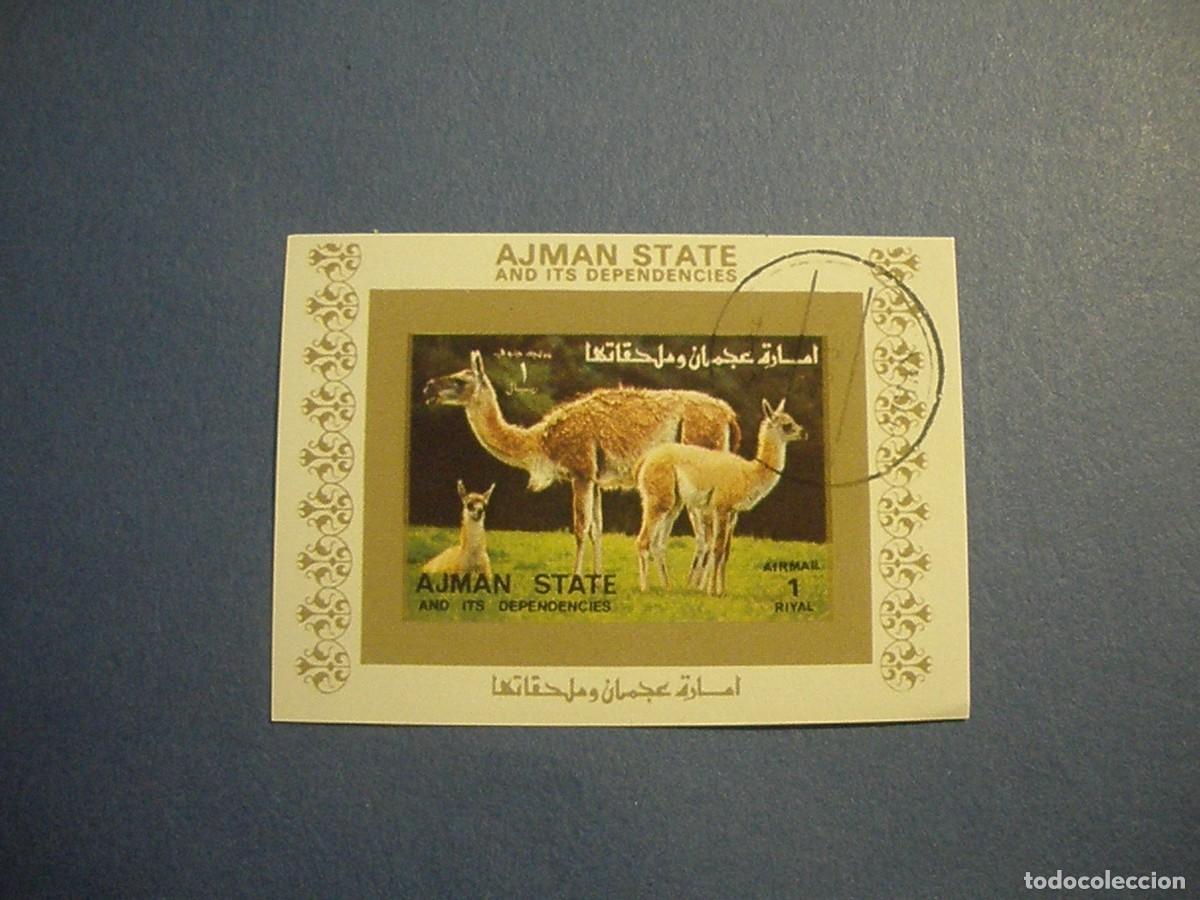Selos: AJMAN STATE - ANIMALES SALVAJES Y DOMESTICOS - LLAMAS.