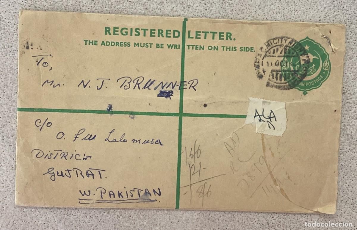 Briefmarken: O) PAKISTAN, STAR AND CRESCENT, POSTAL STATIONERY CIRCULATED XF