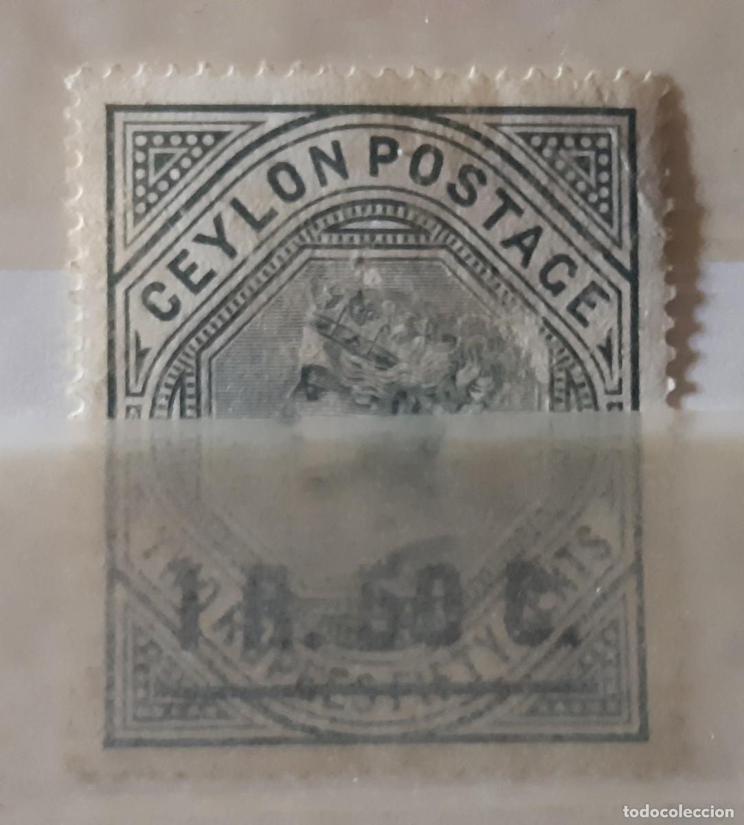 Sellos: CEILAN/SRI LANKA, 1899. - Foto 1