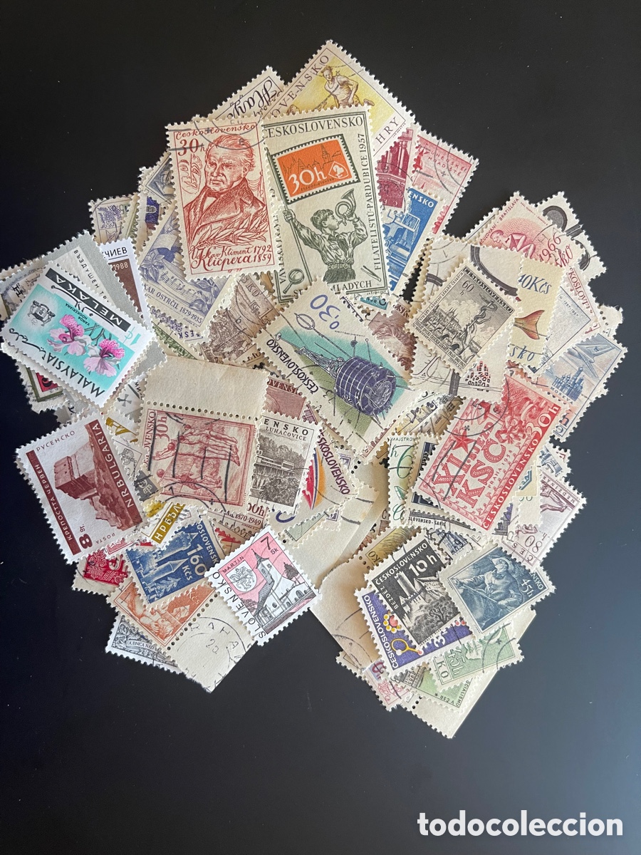 Timbres: Sellos del mundo 100 unidades Variado