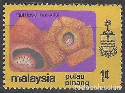 Timbres: MALASIA/PENANG/PULAU PINANG 1979 - FLORES, 1C - MINT SIN GOMA