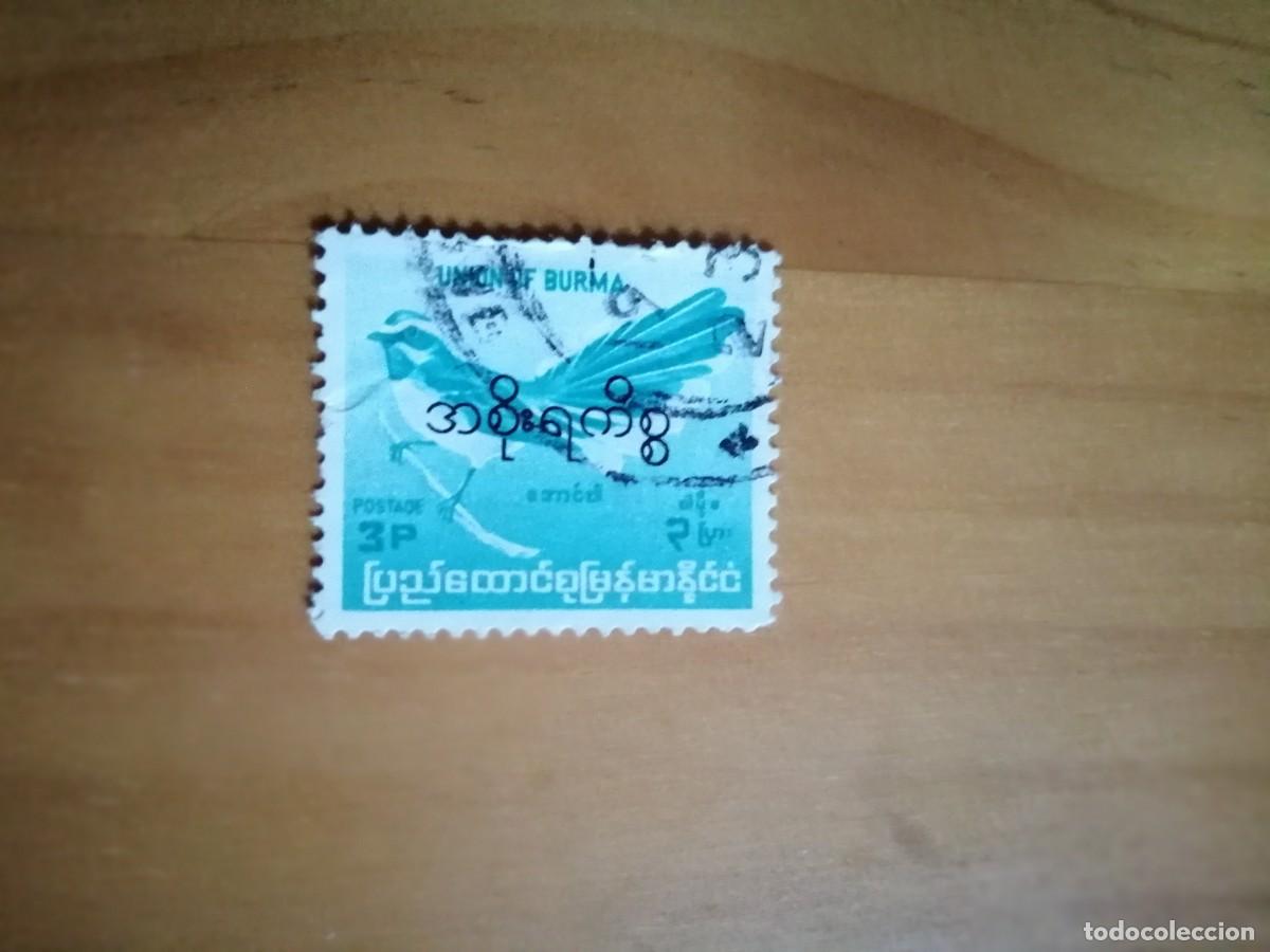 Stamps: UNI&Oacute;N DE BURMA, BIRMANIA - VALOR FACIAL 3 P - A&Ntilde;O 1967 - FAUNA, P&Aacute;JARO, AVE - YV 41