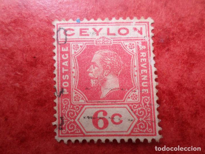 Sellos: :ceilan, 1921, jorge V, Yvert 207 - Foto 1