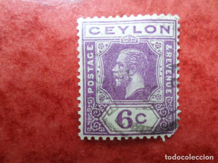 Sellos: :ceilan, 1921, jorge V, Yvert 208 - Foto 1