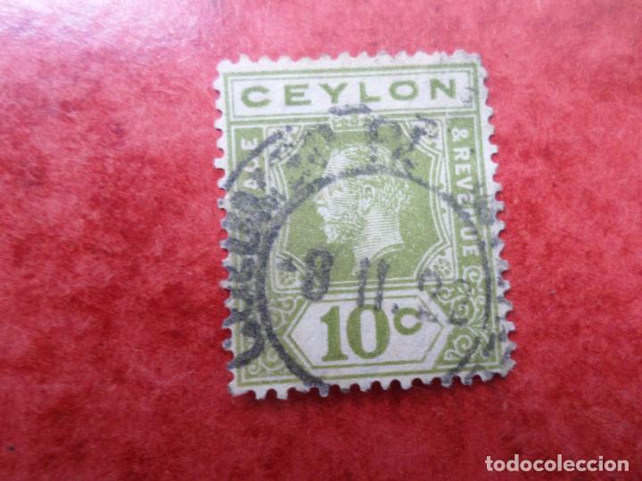 Sellos: :ceilan, 1921, jorge V, Yvert 210 - Foto 1