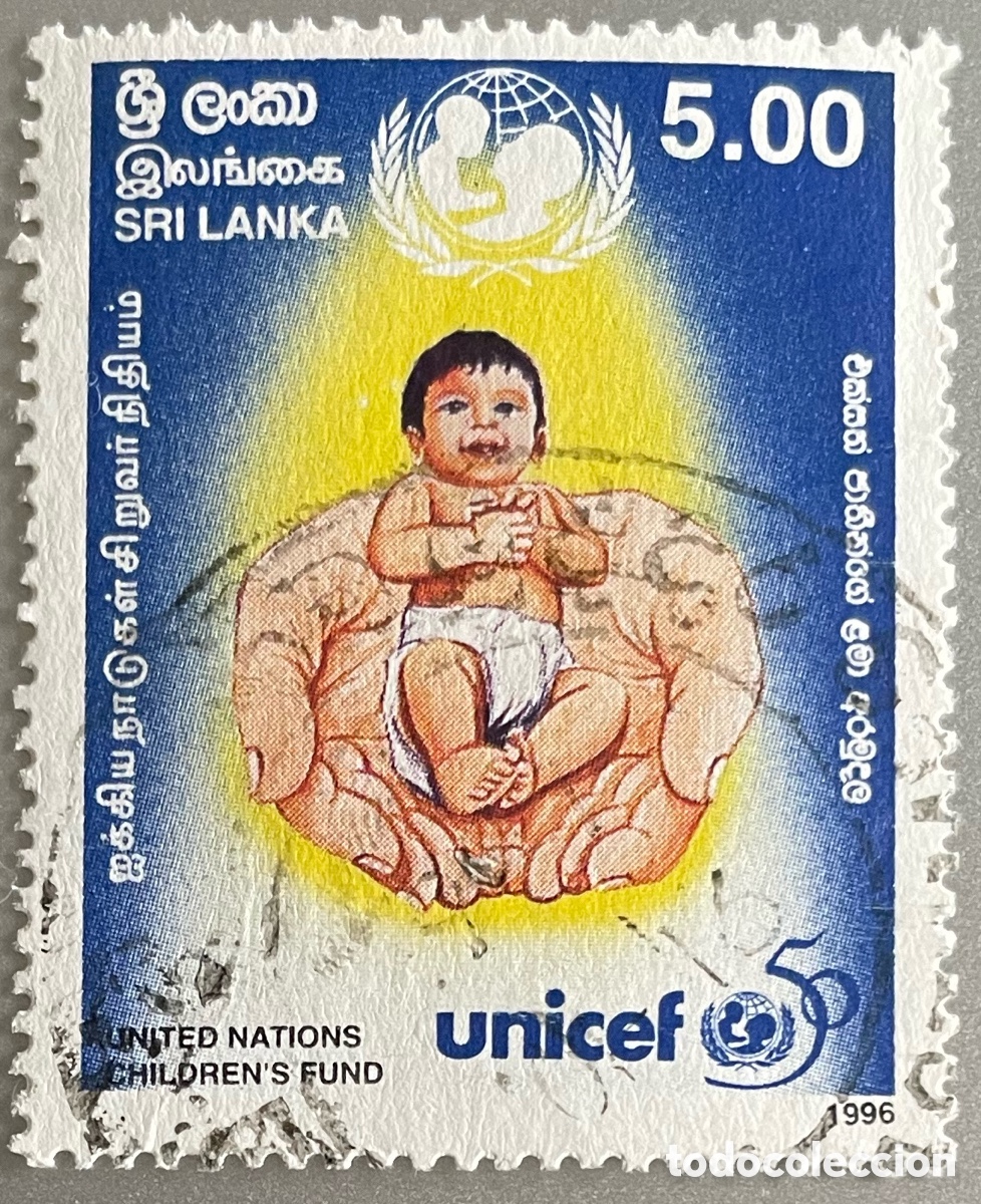 Sellos: Sri Lanka. Unicef. 1996 - Foto 1