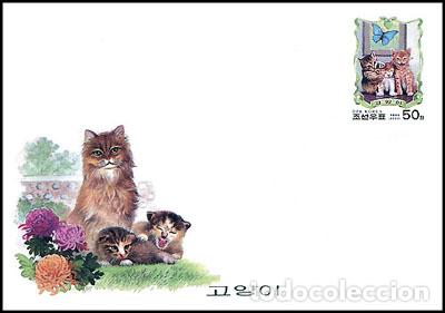 Sellos: RPDC 2000 gatos - Foto 1