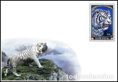 Sellos: RPDC 2005 Tigre blanco - Foto 1
