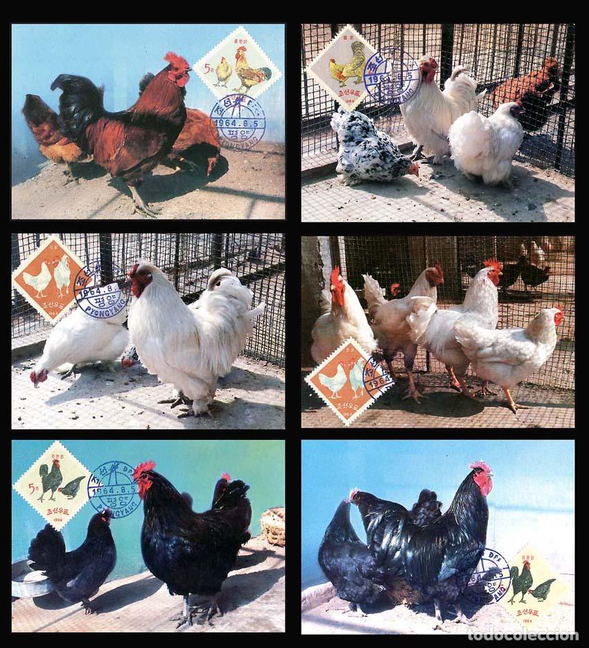 Sellos: RPDC 1964 Pollo - Foto 1