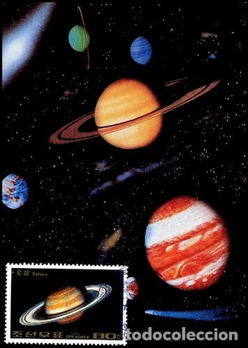 Sellos: RPDC 1989 Saturno - Foto 1