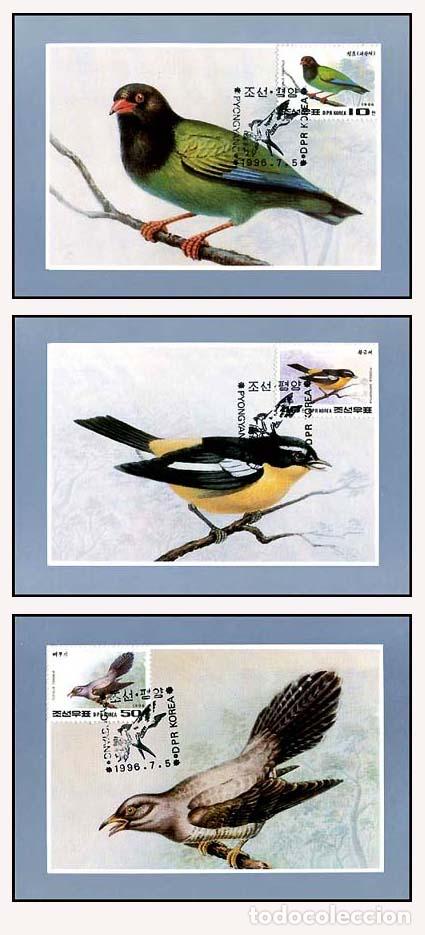 Sellos: RPDC 1996 Aves - Foto 1