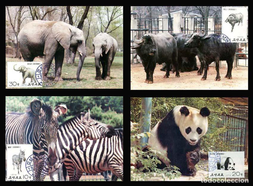 Sellos: RPDC 1975 animales - Foto 1