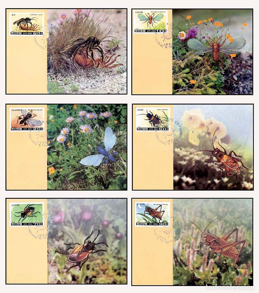 Sellos: RPDC 1993 insectos - Foto 1