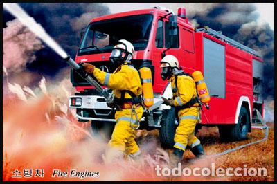 Sellos: RPDC 2011 Camiones de bomberos - Foto 1