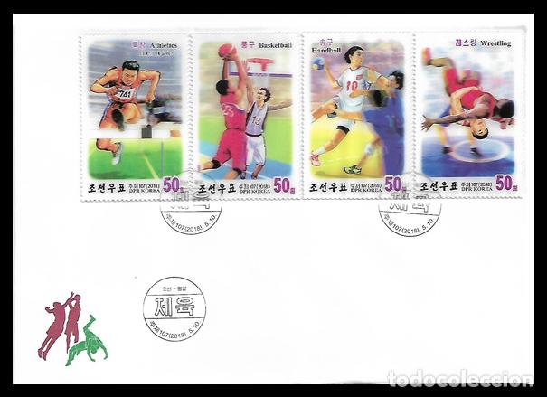 Sellos: RPDC 2018 Deportes (3D) - Foto 1