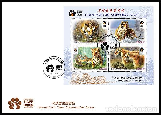 Sellos: RPDC 2022 Foro Internacional para la Conservaciуn del Tigre - Foto 1