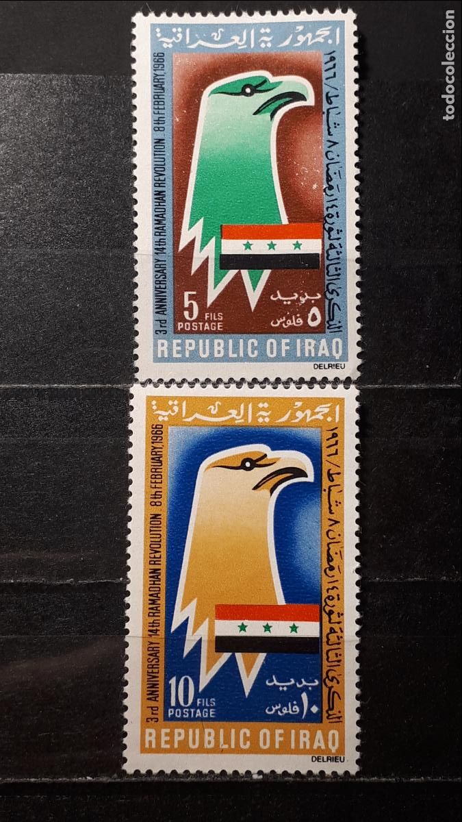 Sellos: IRAK. (*). A&Ntilde;O 1966. YVERT 433/4 - Foto 1