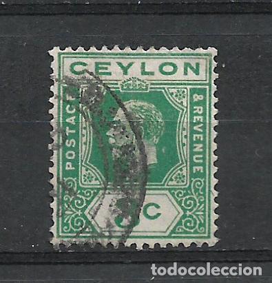 Sellos: ceylan 1921 sello usado - 5-40 - Foto 1