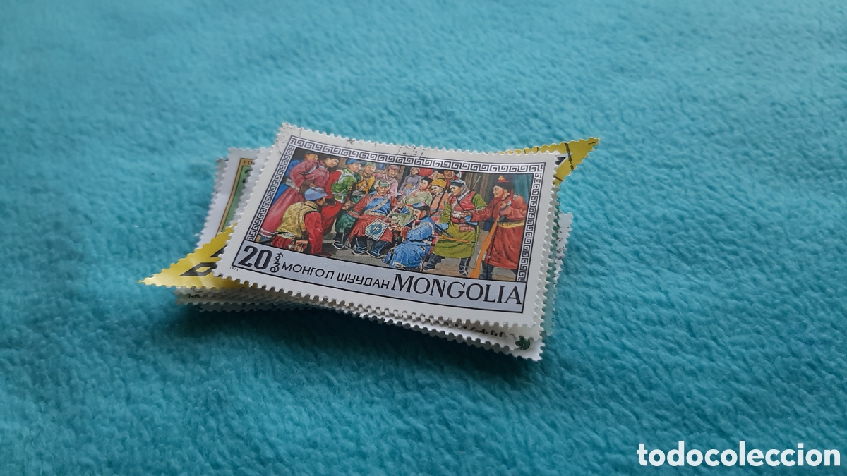 Sellos: (MONGOLIA) LOTE DE SELLOS EN USADO - Foto 7