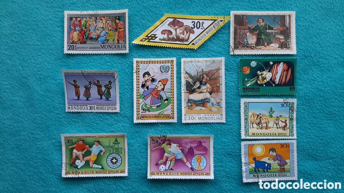 Sellos: (MONGOLIA) LOTE DE SELLOS EN USADO - Foto 1