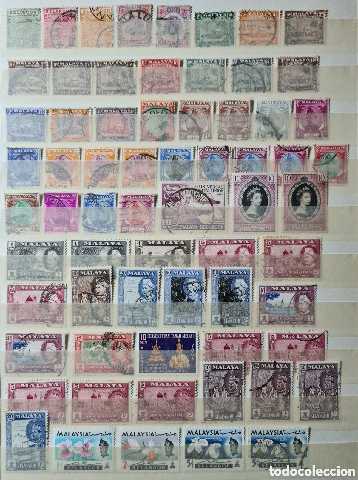 Sellos: Sellos de Selangor nuevos y usados