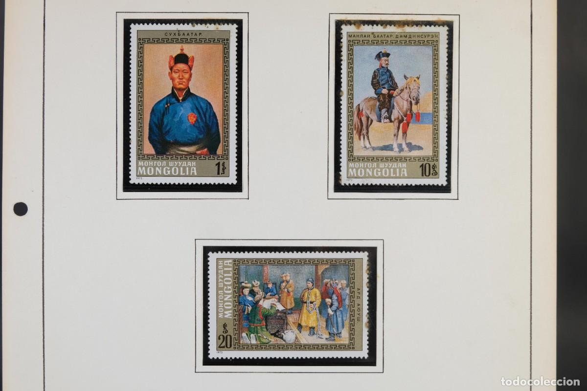 Sellos: Lote de 16 sellos de Mongolia - Foto 8