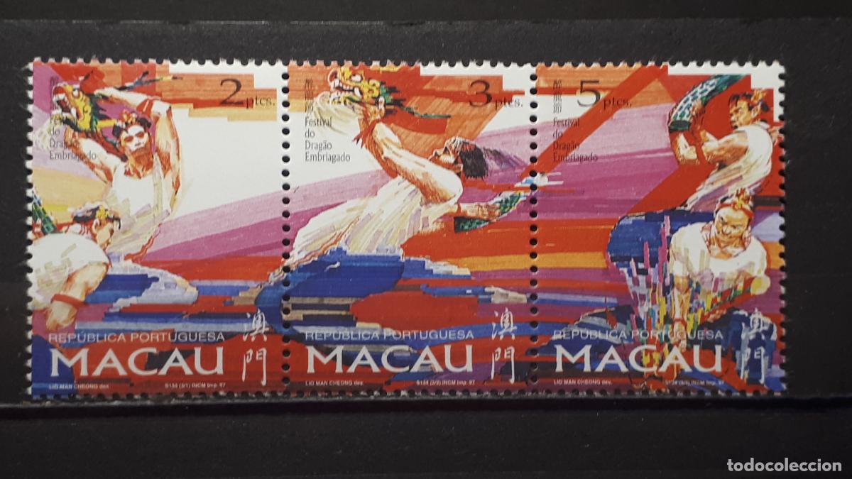 Sellos: MACAO. A&Ntilde;O 1997 **. YVERT 860/2 - Foto 1