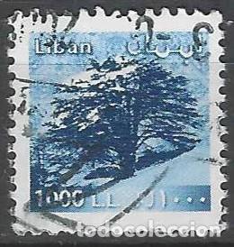 Sellos: LIBANO 2001 - CEDRO DEL LIBANO - USADO - Foto 1