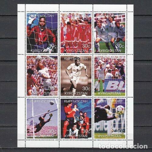 Stamps: KYRGYZSTAN 1999 SHEET MNH FUTBOL FOOTBALL SOCCER FUSSBALL FUTEBOL SPORTS DEPORTES