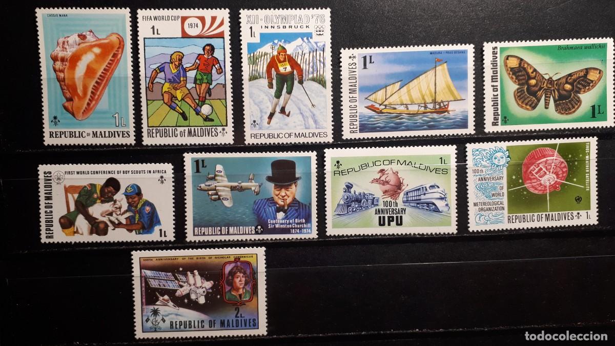 Sellos: MALDIVAS. */ **. A CATALOGAR
