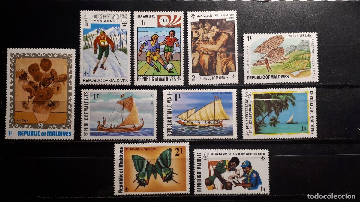 Sellos: MALDIVAS. */ **. A CATALOGAR